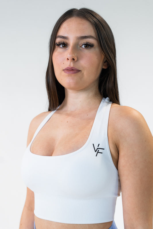 Boost Sports Bra - White